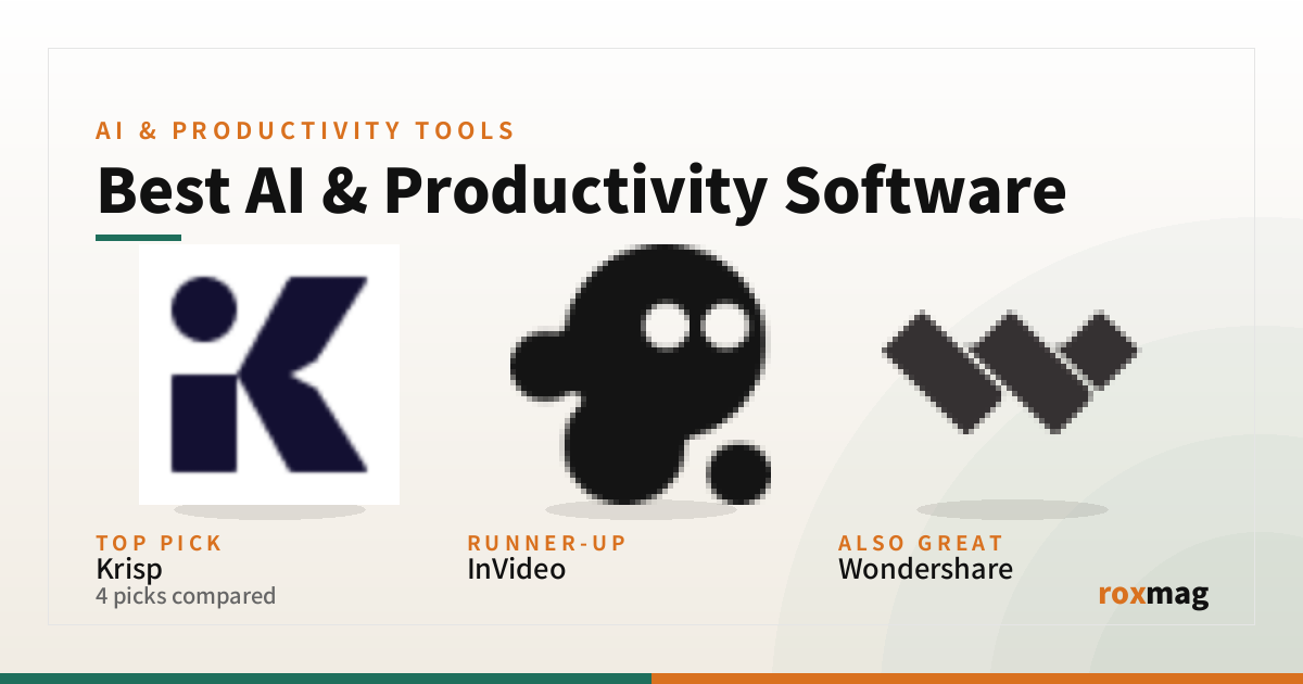 Best AI & Productivity Software